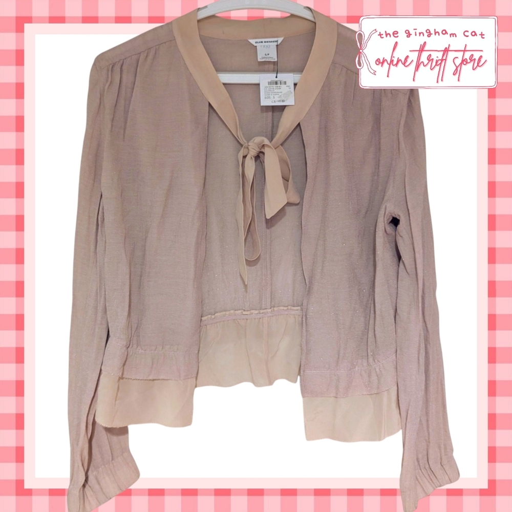 nwt | club monaco justine jacket warm sand (small)